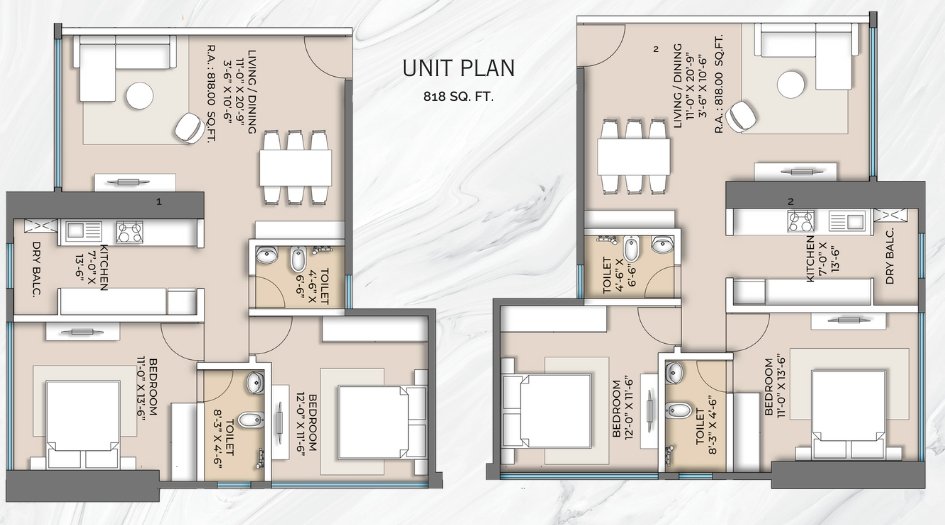 Sigma-Colo-Rise-Above-All-Floor-Plan-2-BHK-818-Sqft